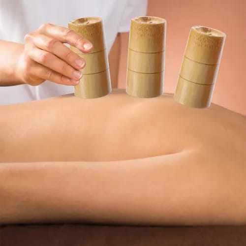 Bamboo cupping therapy at Sun Yoga & Therapy Guduvancheri Chennai